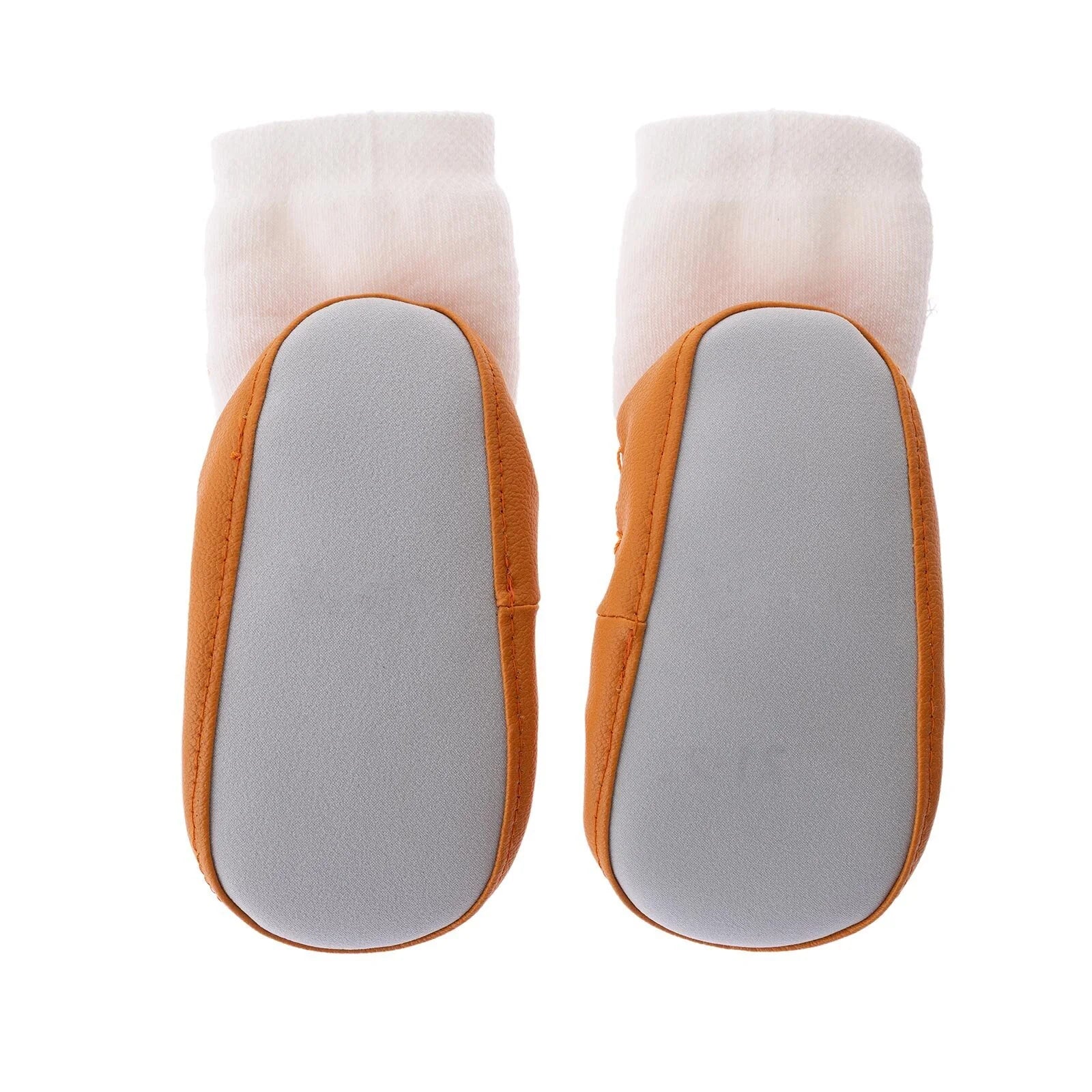 HelloBaby Rattle Socks - Orange