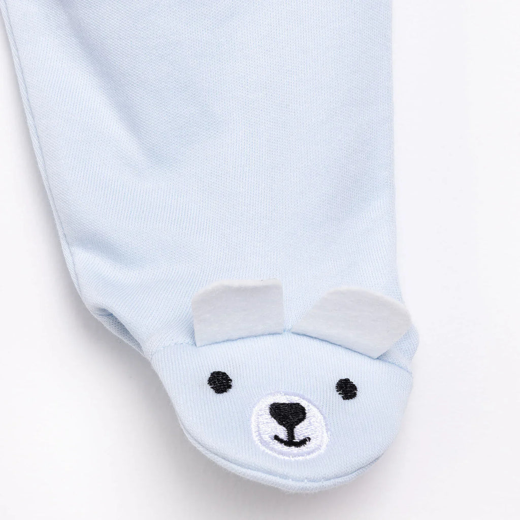 HelloBaby Newborn Footed Bottom - Blue