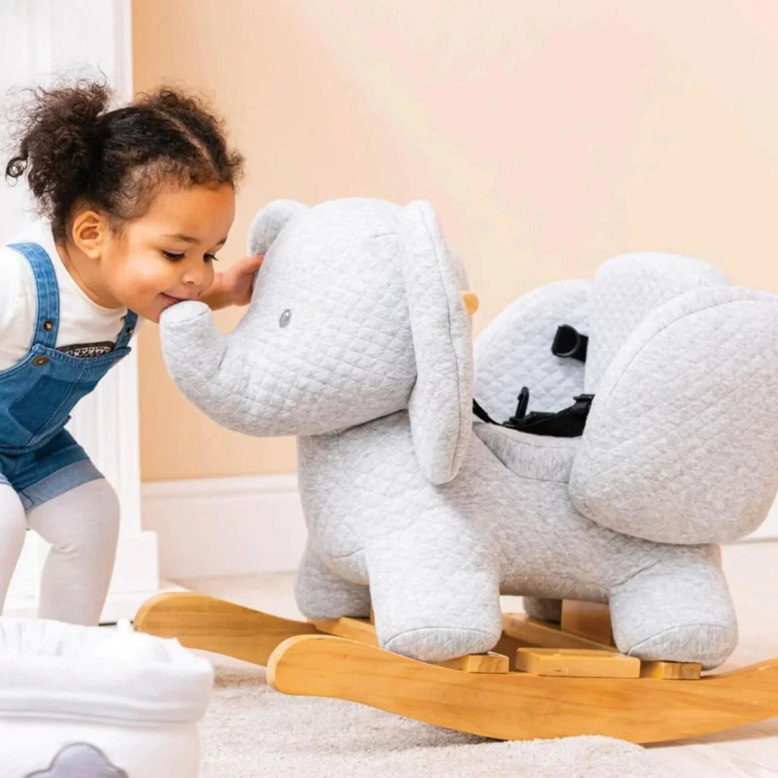 Nattou Tembo Cotton Elephant Rocker