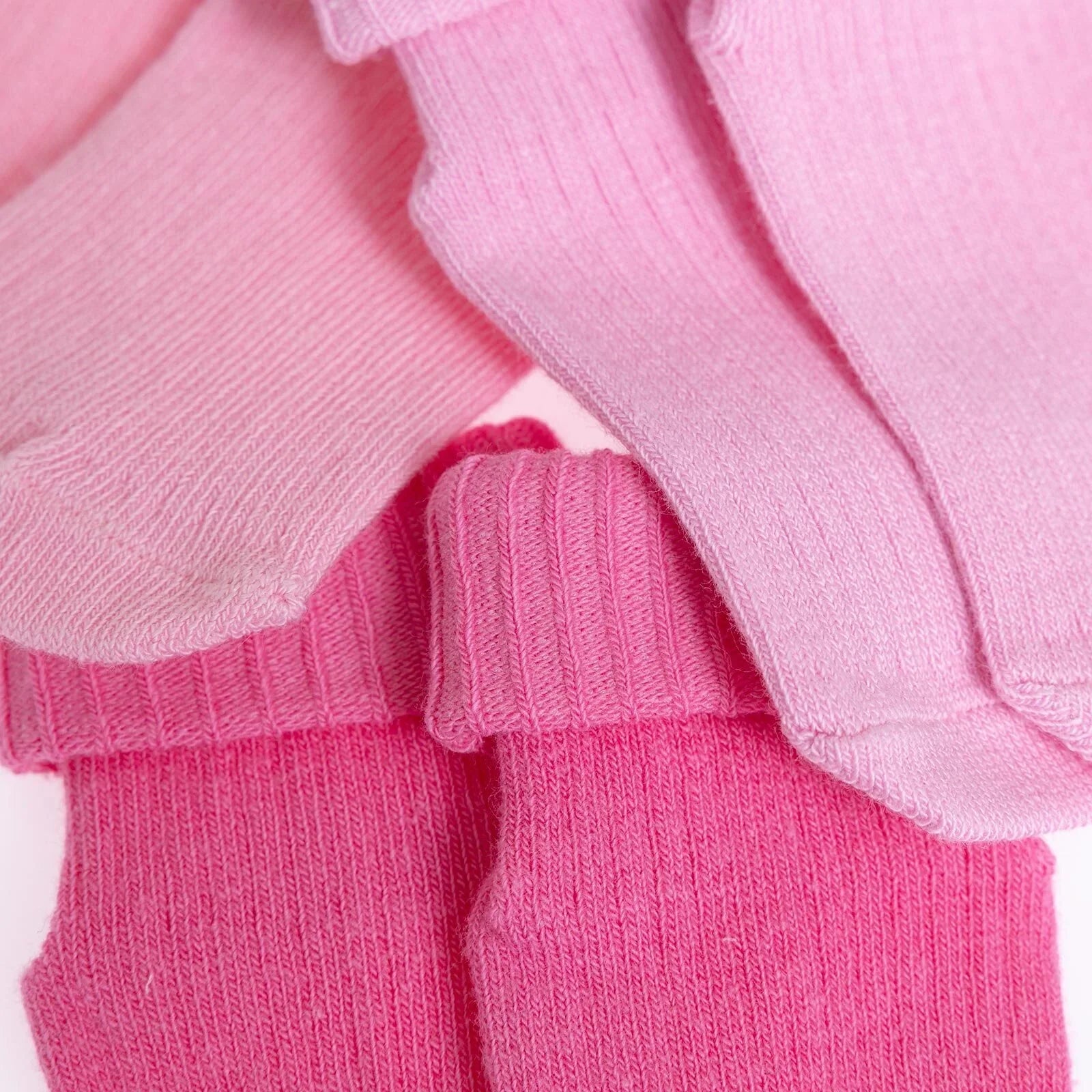 HelloBaby Girl Baby Socks 3 Pack - Pink