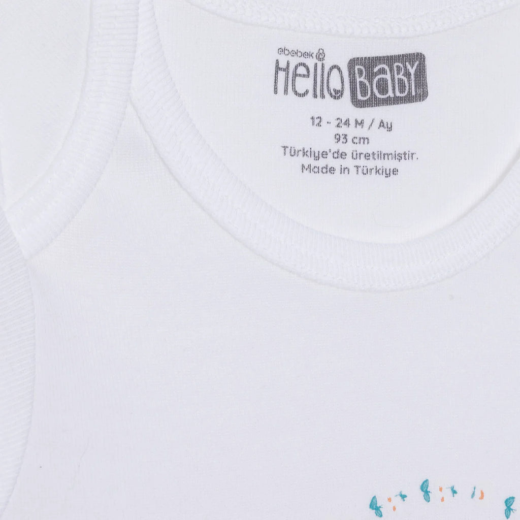 HelloBaby Long Sleeve Body - Ecru