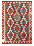 Maimana Afghanistan Kilim Rug - 120 x 85 cm - Handmade