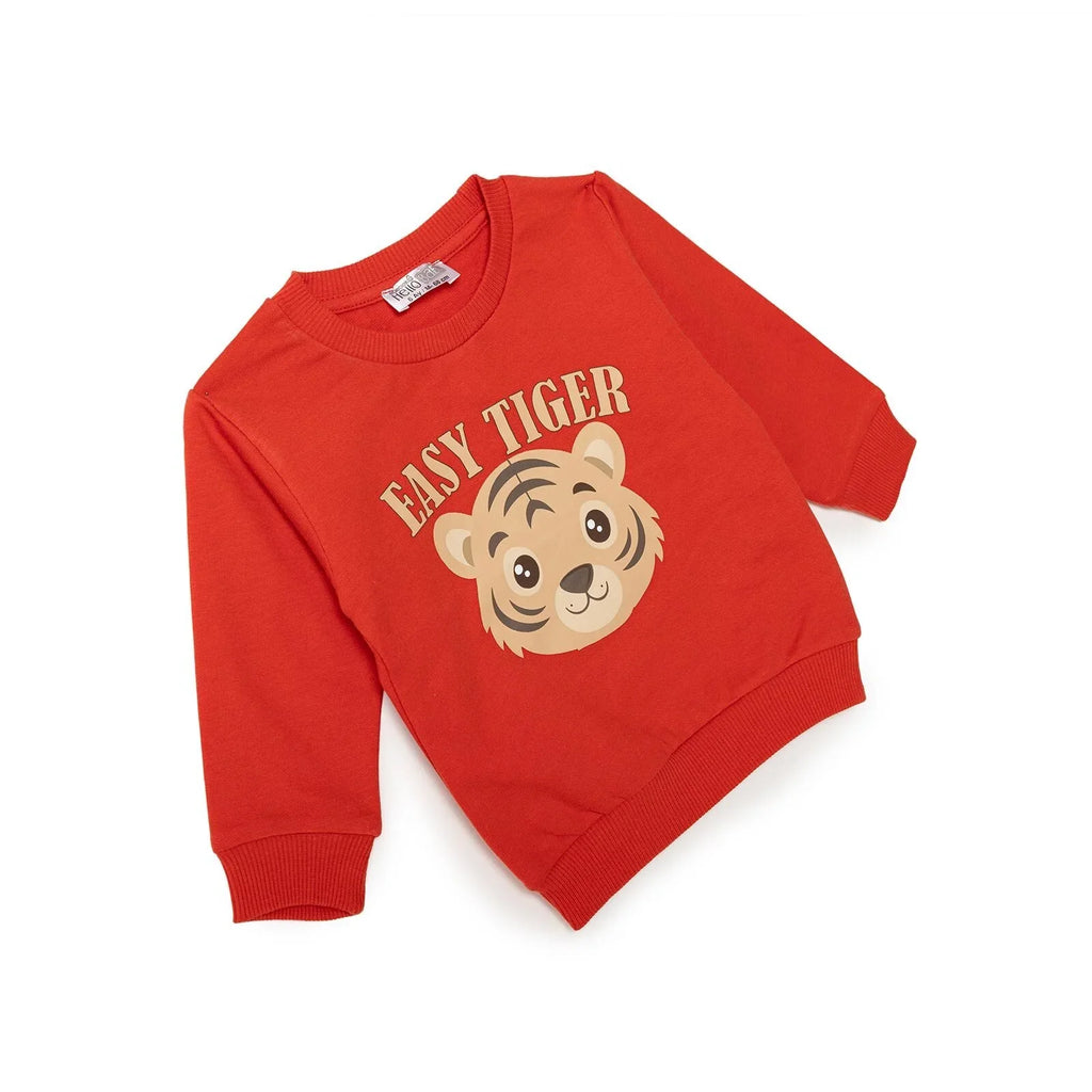 HelloBaby Basic Baby Boy Sweatshirt - Red