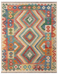 Maimana Afghanistan Kilim Rug - 192 x154 cm - Handmade