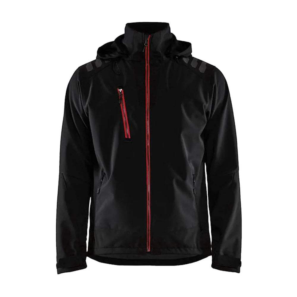 Blåkläder 4749 Stretch Hooded Softshell Jacket, wind and waterproof fa ...