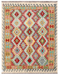 Maimana Afghanistan Kilim Rug - 202 x153 cm - Handmade