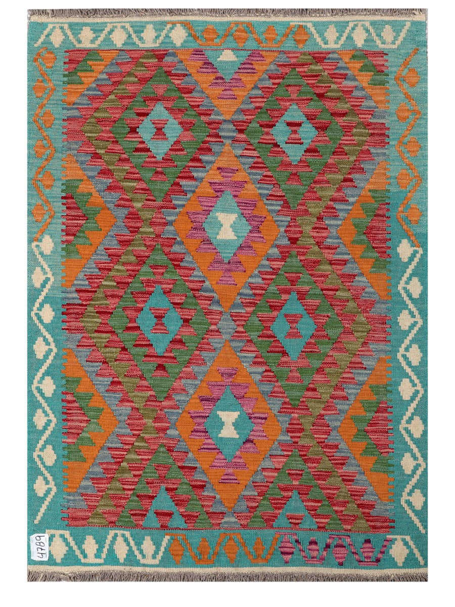 Maimana Afghanistan Kilim Rug - 143 x95 cm - Handmade