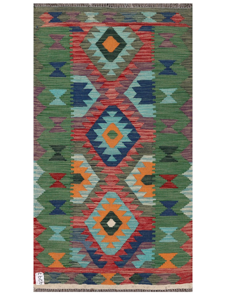 Maimana Afghanistan Kilim Rug - 152 x 84 cm - Handmade