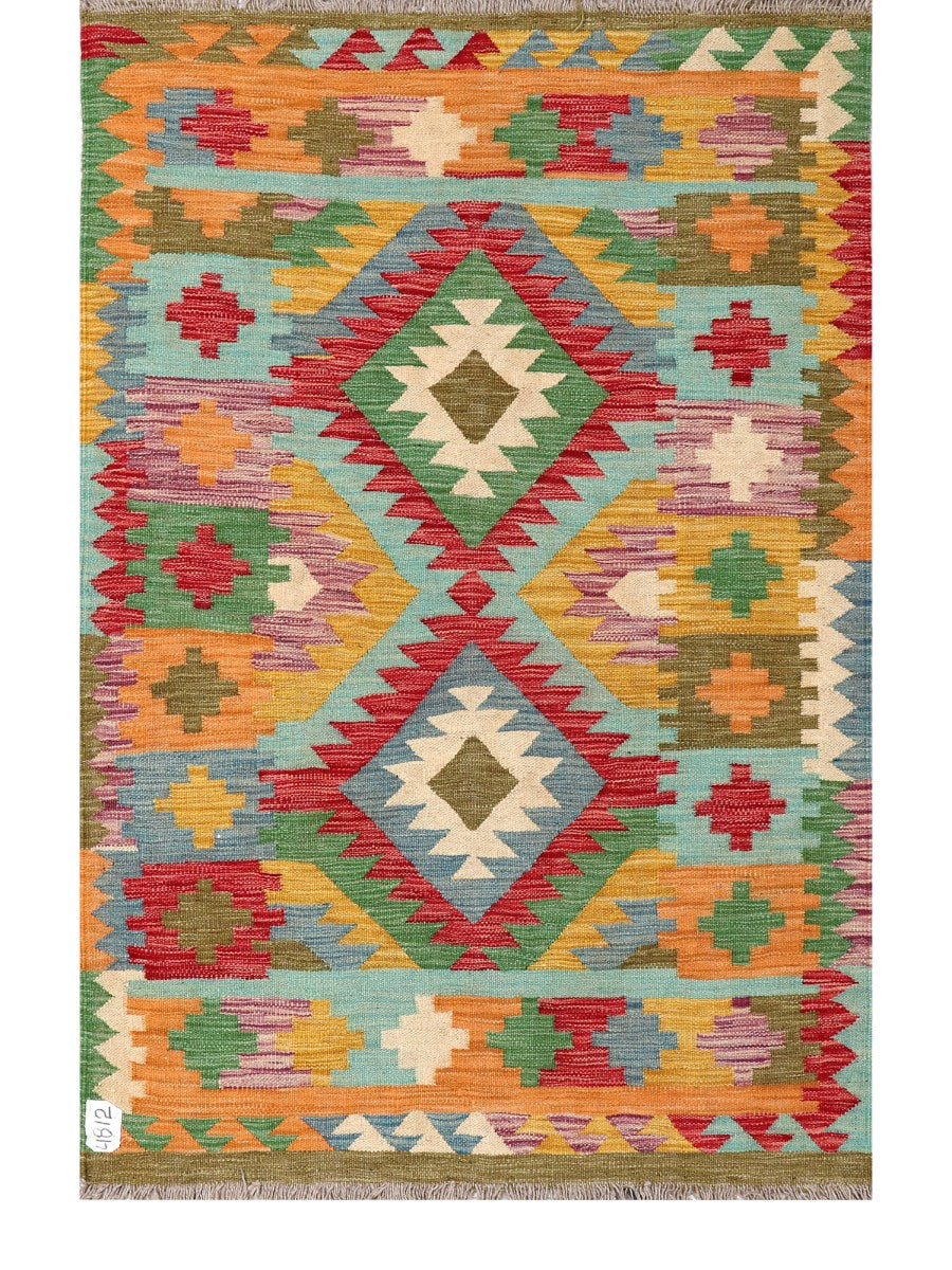 Maimana Afghanistan Kilim Rug - 152 x103 cm - Handmade