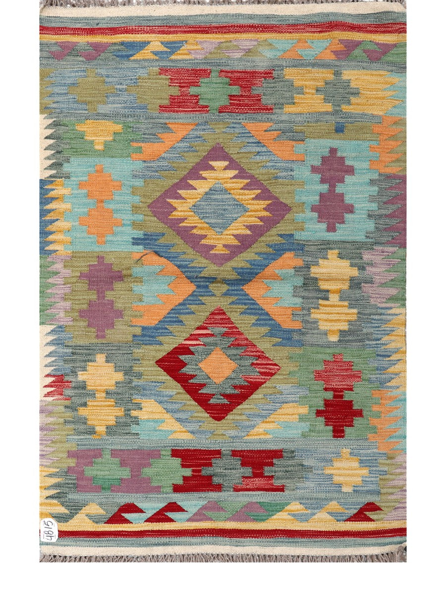 Maimana Afghanistan Kilim Rug - 149 x97 cm - Handmade