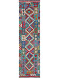 Maimana Afghanistan Kilim Runner - 292 x 80 cm - Handmade