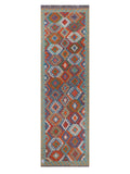 Maimana Afghanistan Kilim Runner - 292 x 88 cm - Handmade