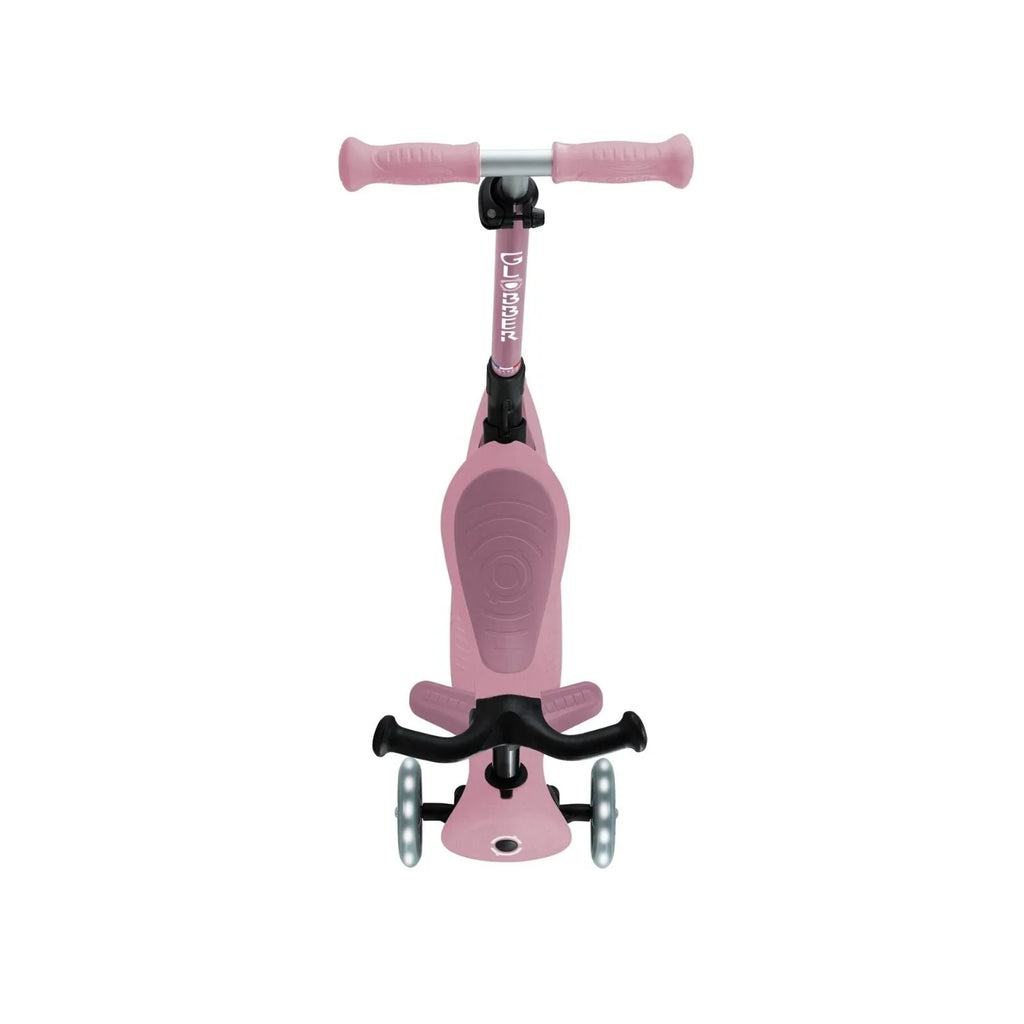 Globber Go Up Active Lights Eco Scooter - Berry