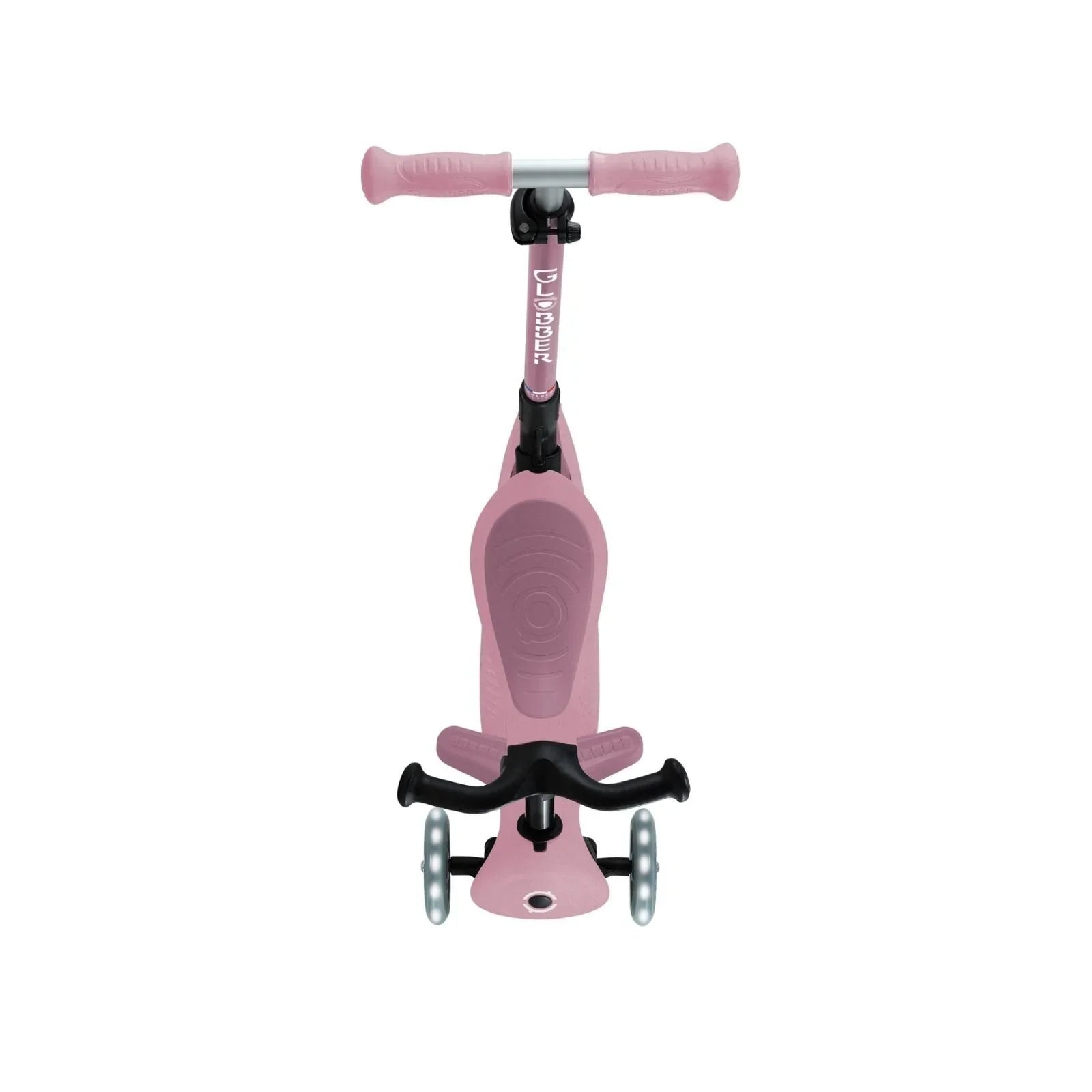 Globber Go Up Active Lights Eco Scooter - Berry