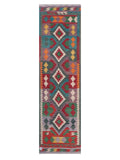Maimana Afghanistan Kilim Runner - 300 x 84 cm - Handmade
