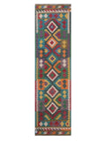 Maimana Afghanistan Kilim Runner - 300 x 82 cm - Handmade