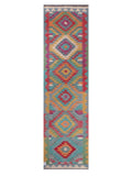 Maimana Afghanistan Kilim Runner - 292 x 79 cm - Handmade