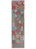 Maimana Afghanistan Kilim Runner - 297 x 81 cm - Handmade