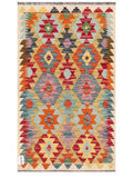 Maimana Afghanistan Kilim Rug - 129 x 75 cm - Handmade