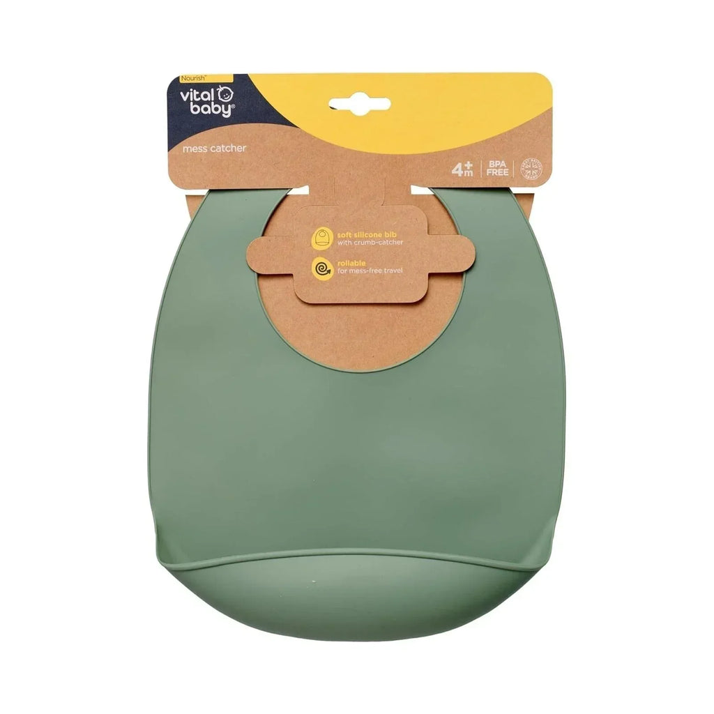 Vital Baby Nourish Mess Catcher - Natural Moss - Bobobiy