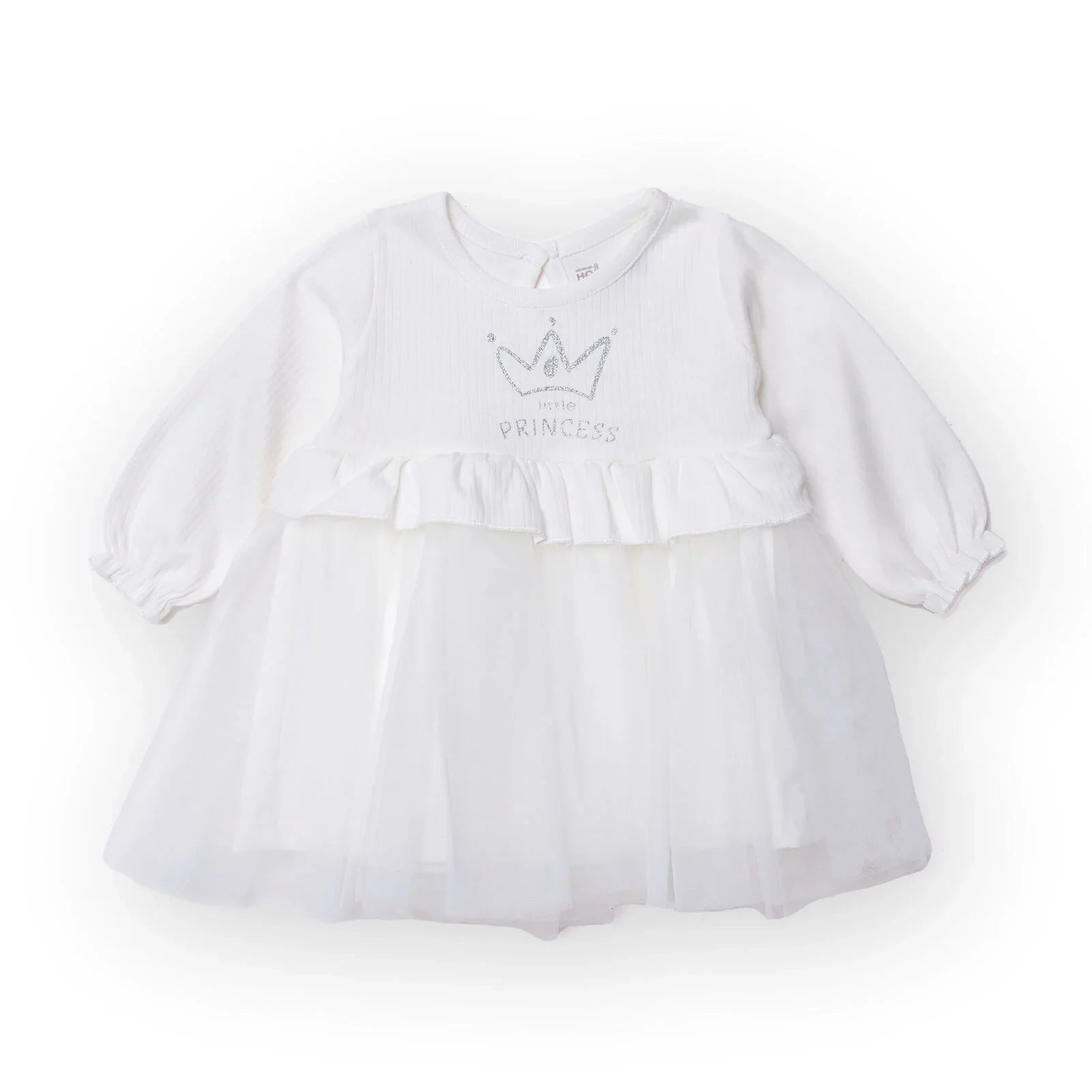 HelloBaby Newborn Dress - Ecru