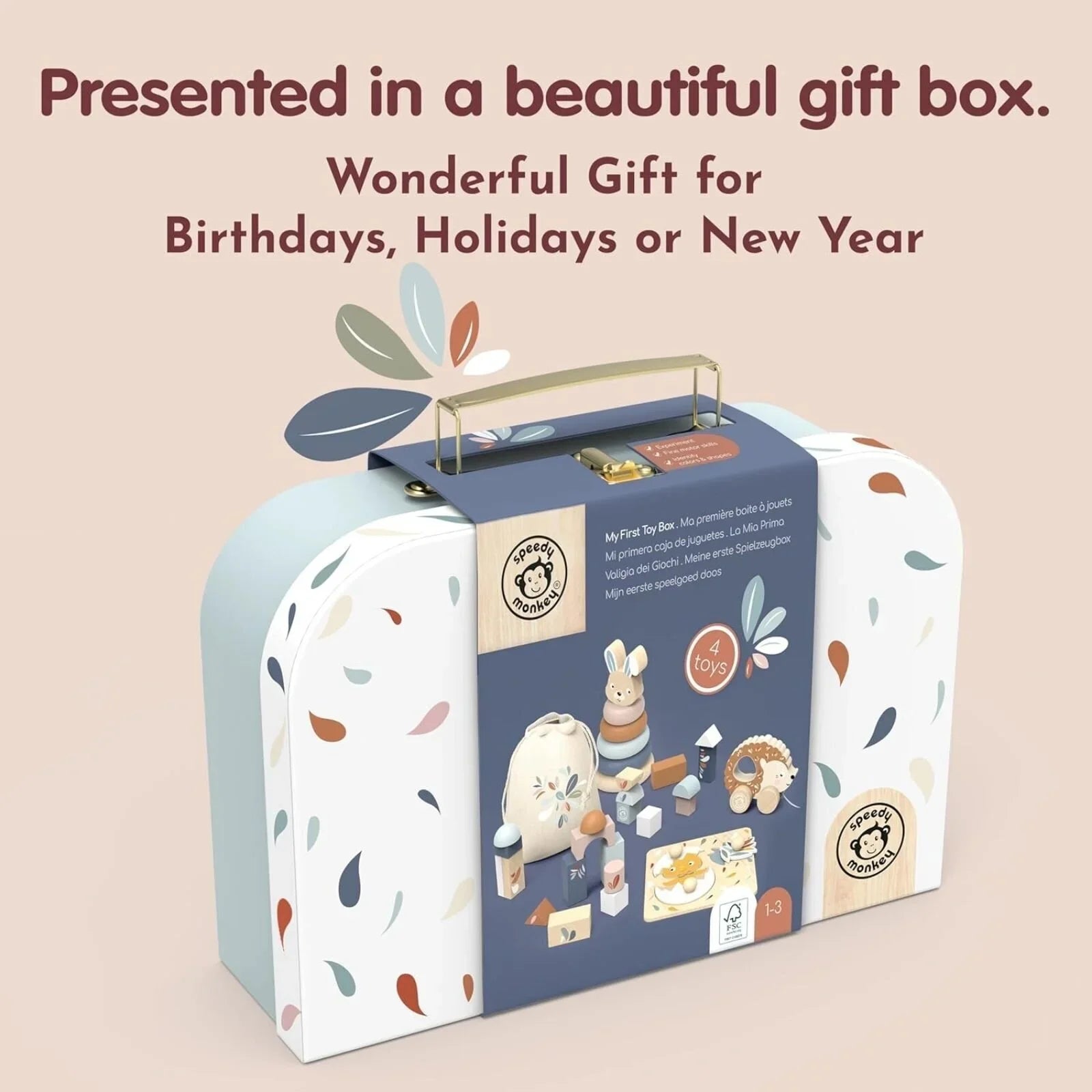 Speedy Monkey My First Toy Box