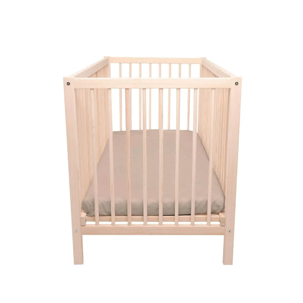 Kukka Natural Wood 2-Level Cot 70x140 - Bobobiy