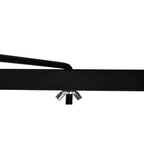 Foldable work bench leg adjustment hardware with screw and bracket