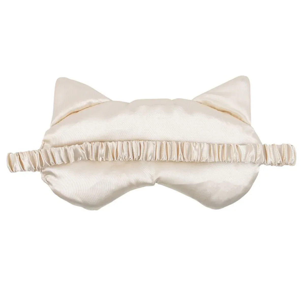 White Cat Face Satin Eye Mask