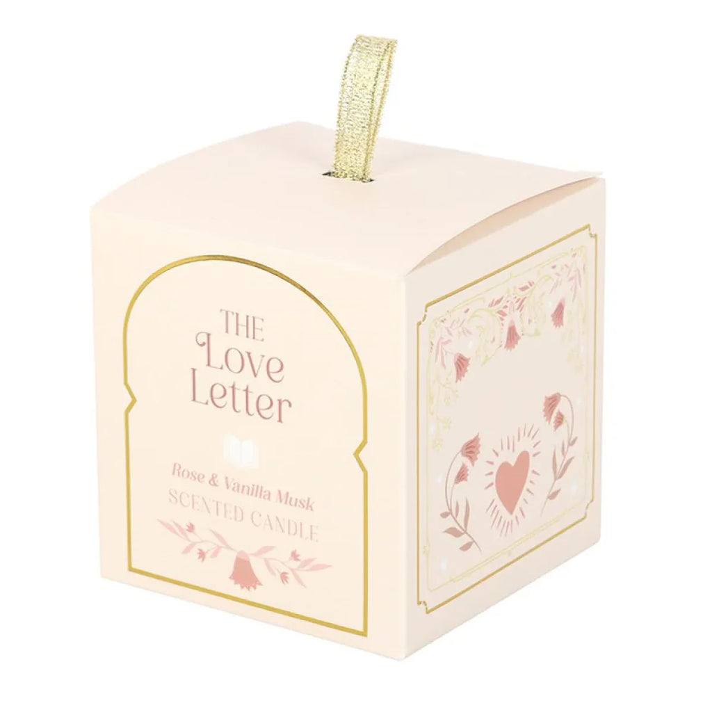 The Love Letter Rose & Vanilla Musk Candle - Bobobiy