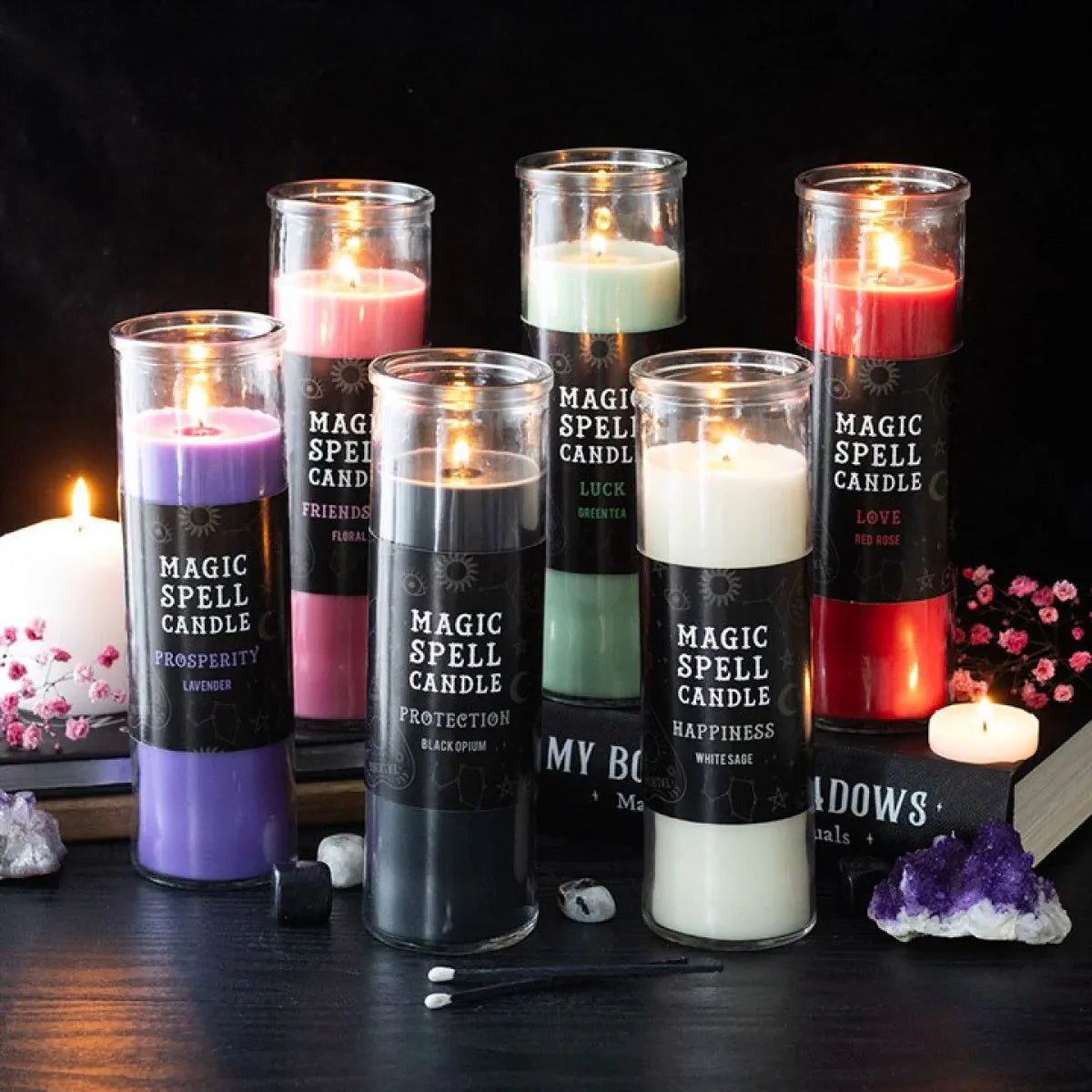 Protection Opium Magic Spell Tube Candle - Bobobiy