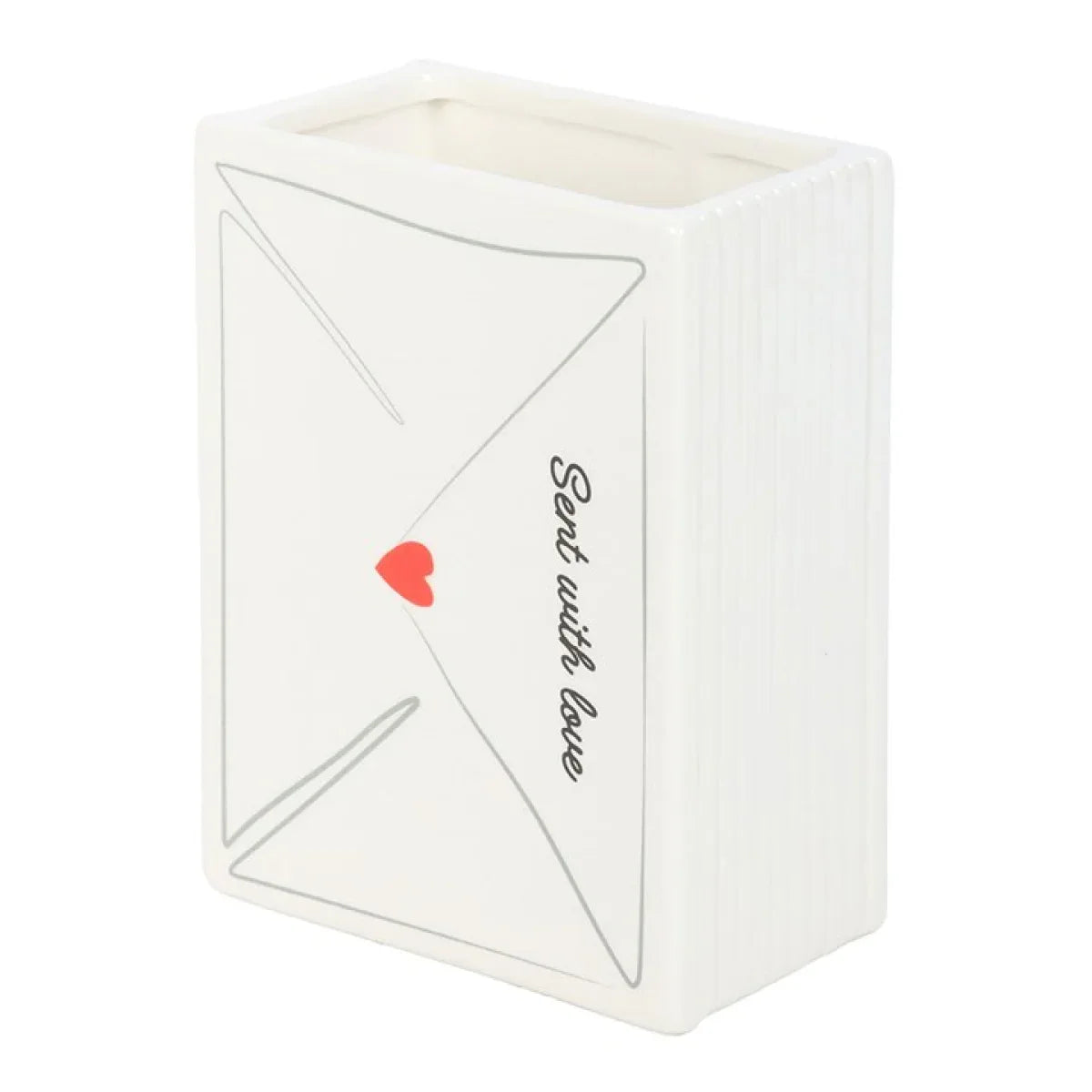 Love Letter Valentine's Day Flower Vase - Bobobiy