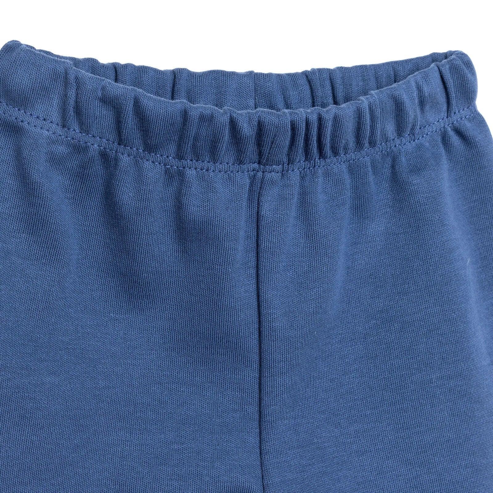 HelloBaby Unisex Footed Bottom 2 pcs - Navy Blue - Bobobiy