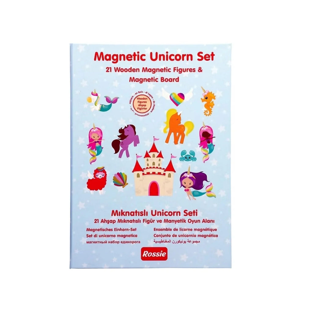 Rossie  Wooden Magnetic Unicorn Set 21 pcs