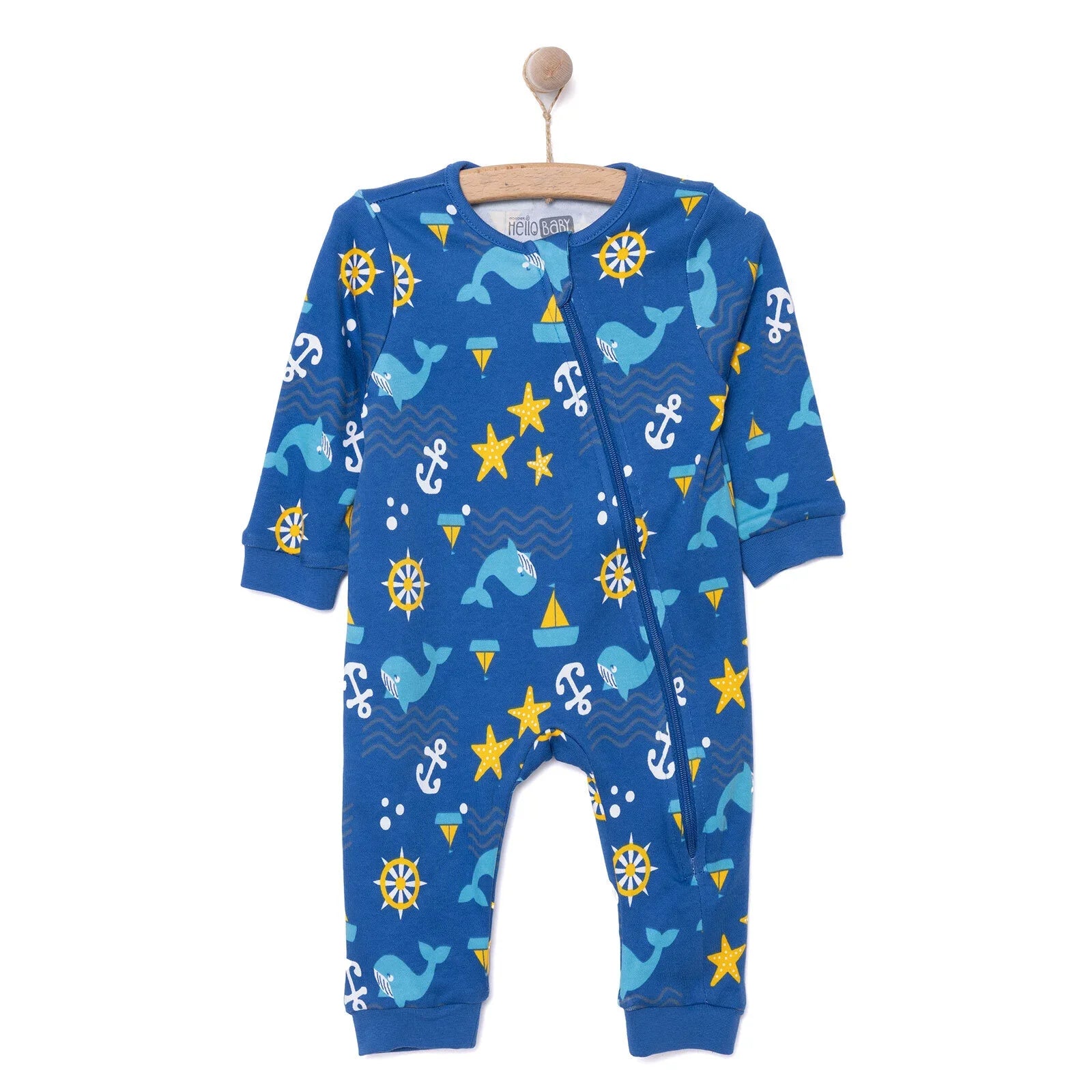 HelloBaby Boy Jumpsuit - Navy Blue