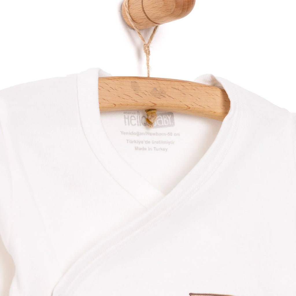 HelloBaby Boy 5 Piece Newborn Set - Beige