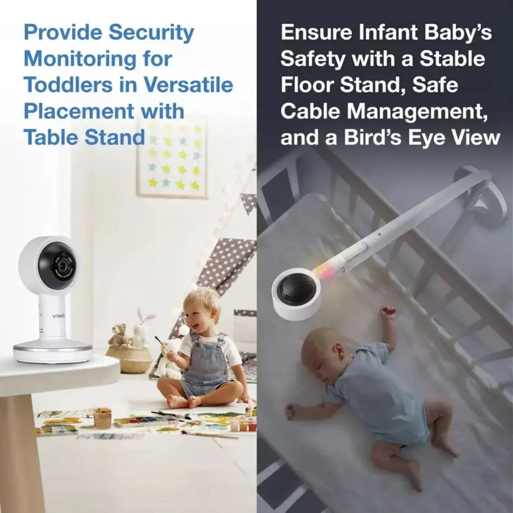 VTech RM7787 HD 7" Over-the-Cot Wi-Fi Baby Monitor - Bobobiy
