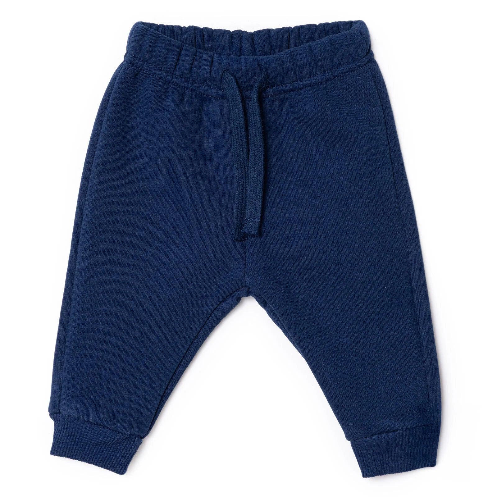 HelloBaby Joggers - Navy Blue - Bobobiy