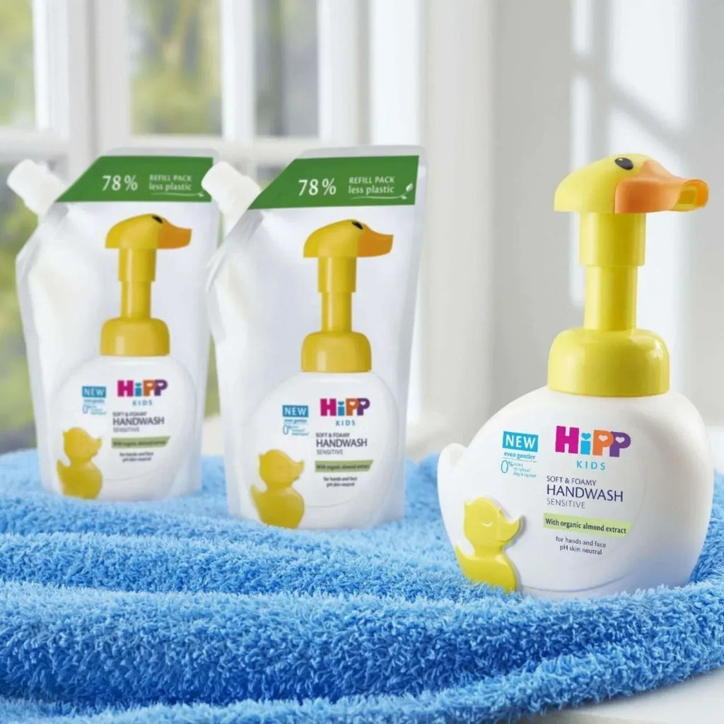 HiPP Kids Soft & Foamy Handwash Duck Refill 250ml - Bobobiy