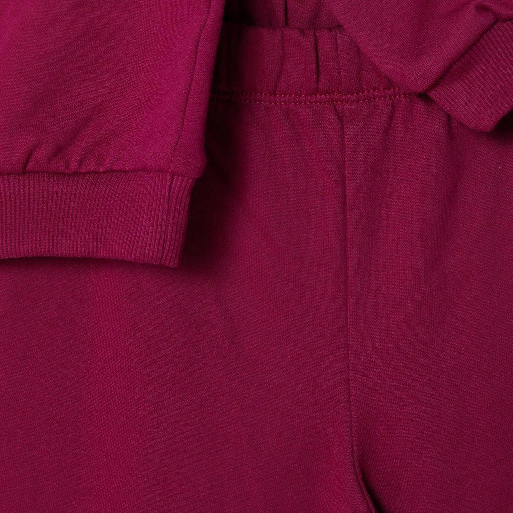 HelloBaby Jogging Set - Maroon - Bobobiy