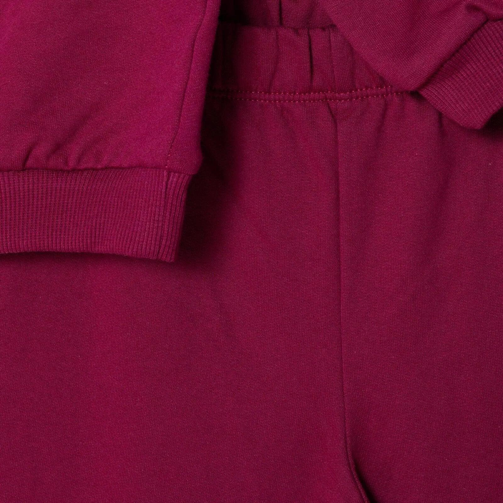 HelloBaby Jogging Set - Maroon - Bobobiy