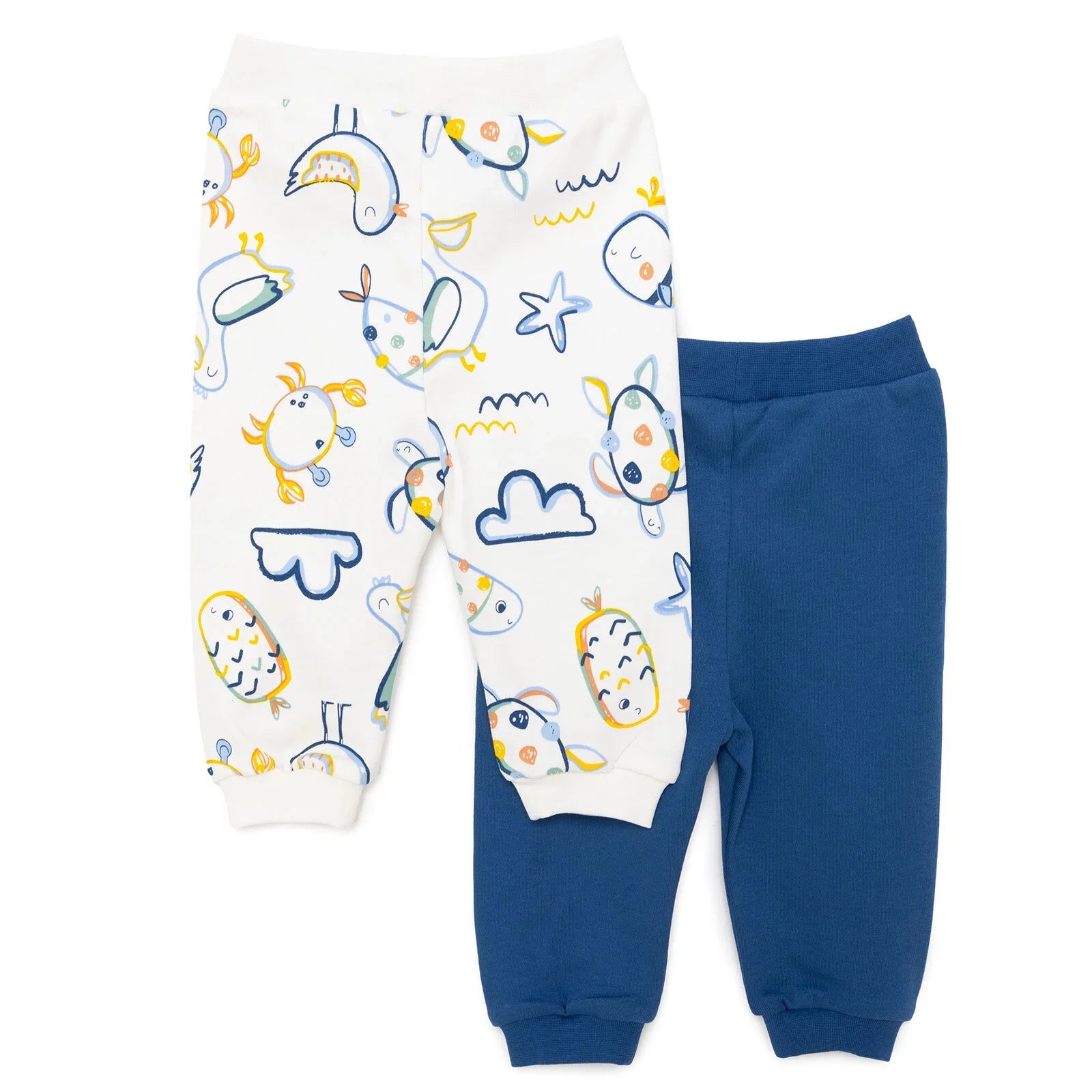 HelloBaby Basic Boy Joggers 2 pcs - Navy Blue