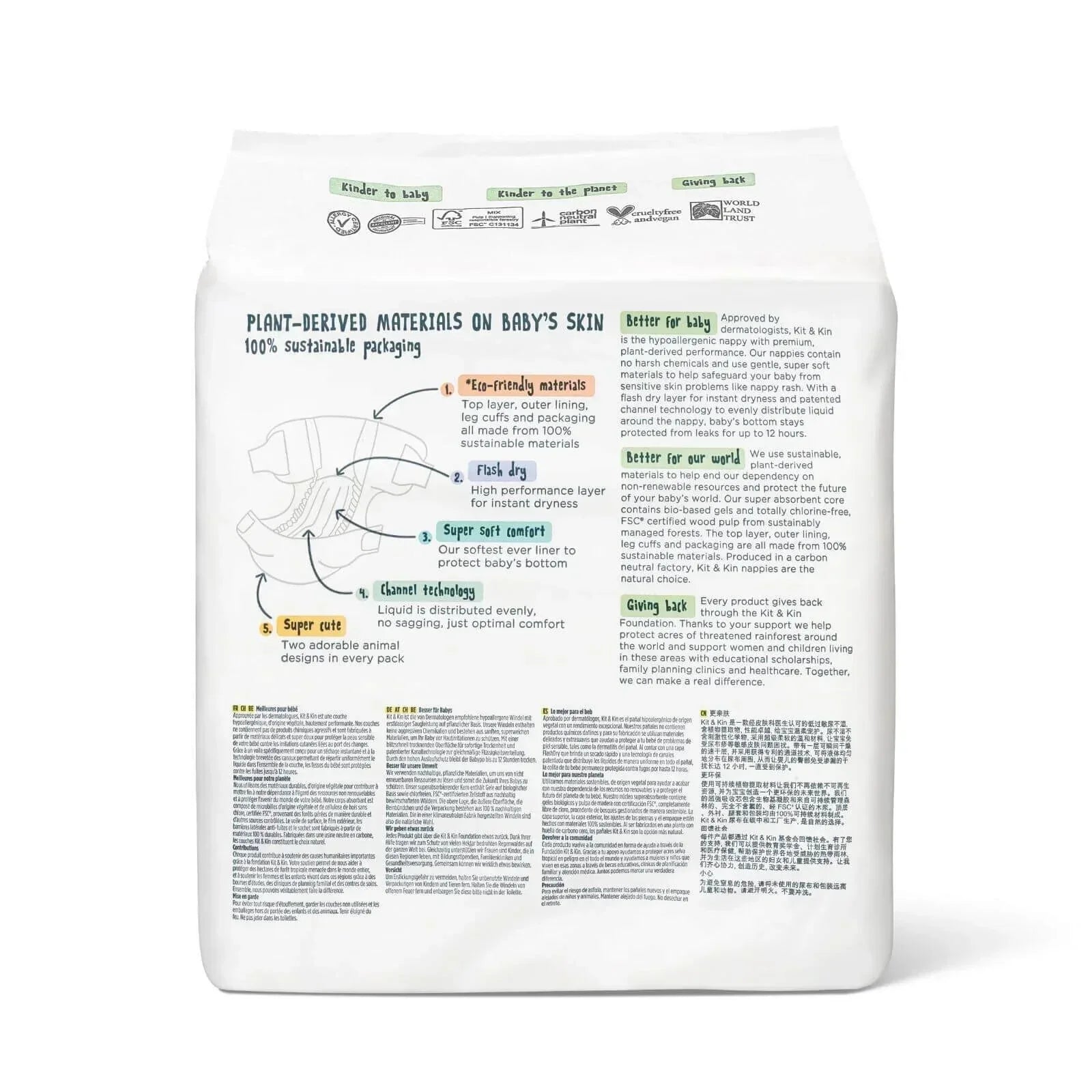 Kit & Kin Nappies Size 6 - 24 nappies - Bobobiy