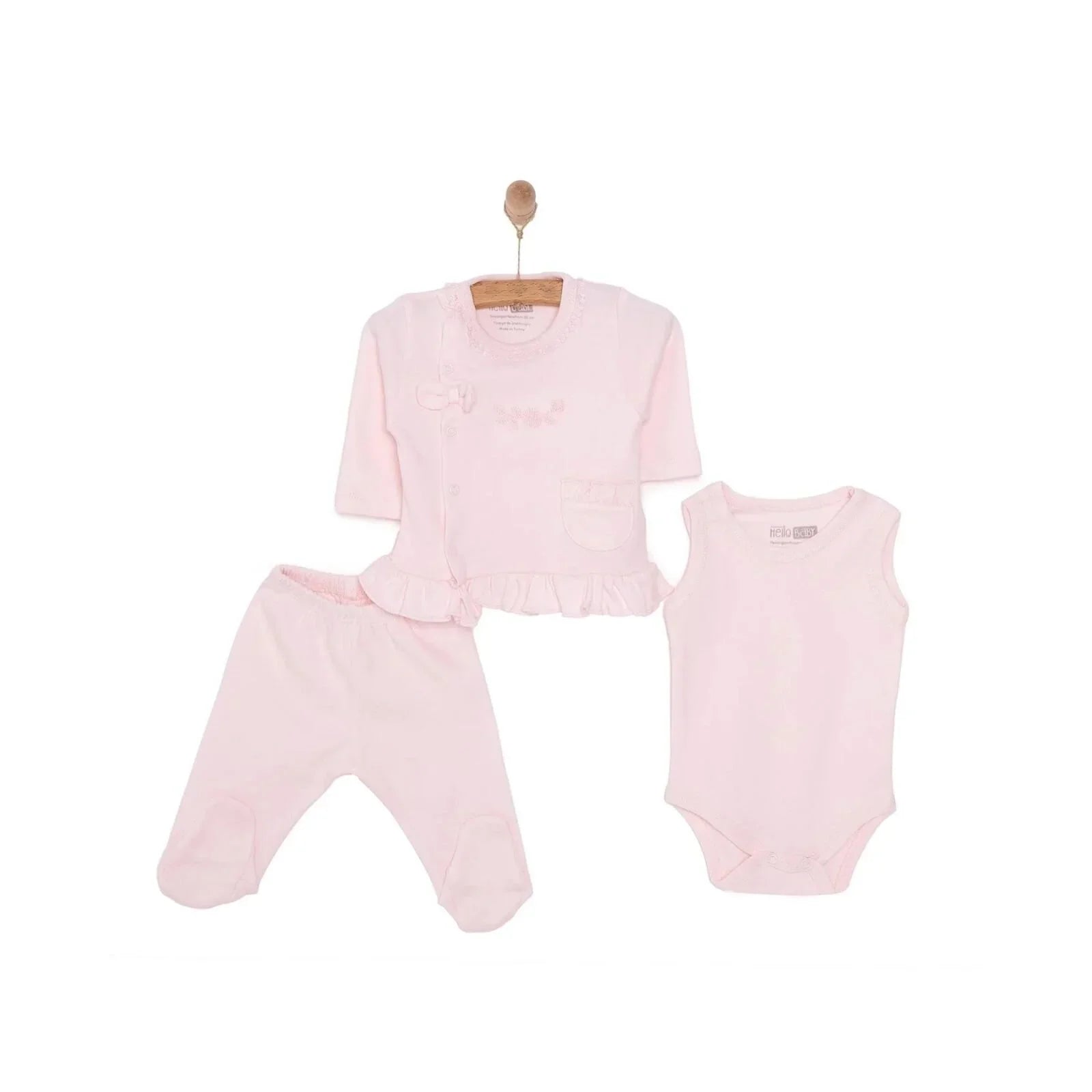 HelloBaby Girl 10 piece Newborn Set - Pink