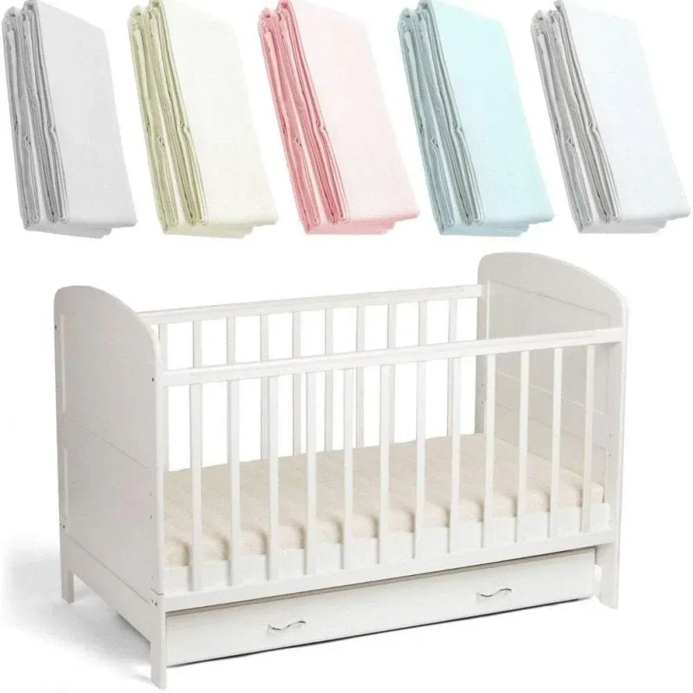 4x-spacesaver-cot-fitted-sheet-100-cotton-100x52cm-829733 - Bobobiy