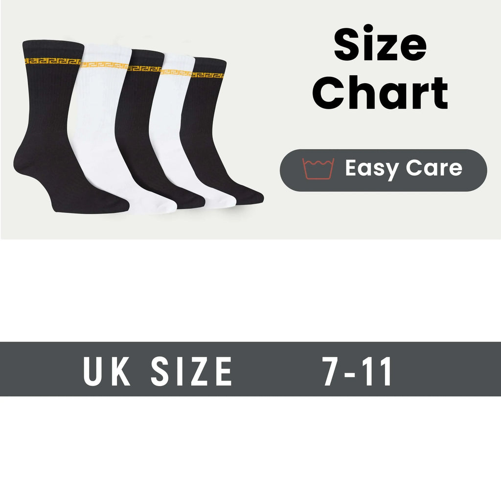 5-pack-men-s-greek-design-sparta-sport-socks-cotton-durable-blend-for-sports-casual-everyday-designer-wear-by-sock-stack-uk-7-11-sparta-socks-1176513474 - Bobobiy
