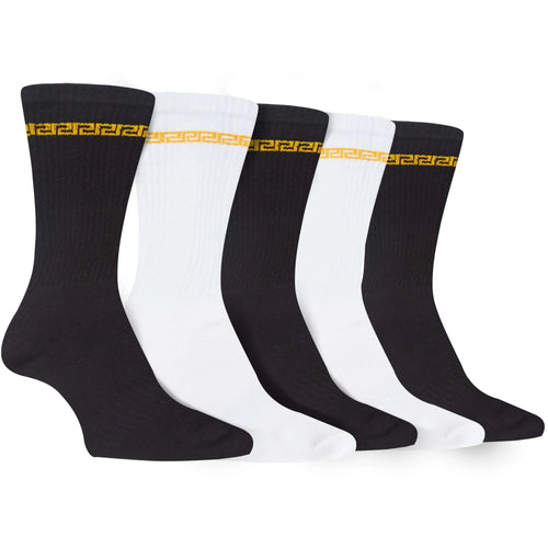5-pack-men-s-greek-design-sparta-sport-socks-cotton-durable-blend-for-sports-casual-everyday-designer-wear-by-sock-stack-uk-7-11-sparta-socks-1176513479 - Bobobiy
