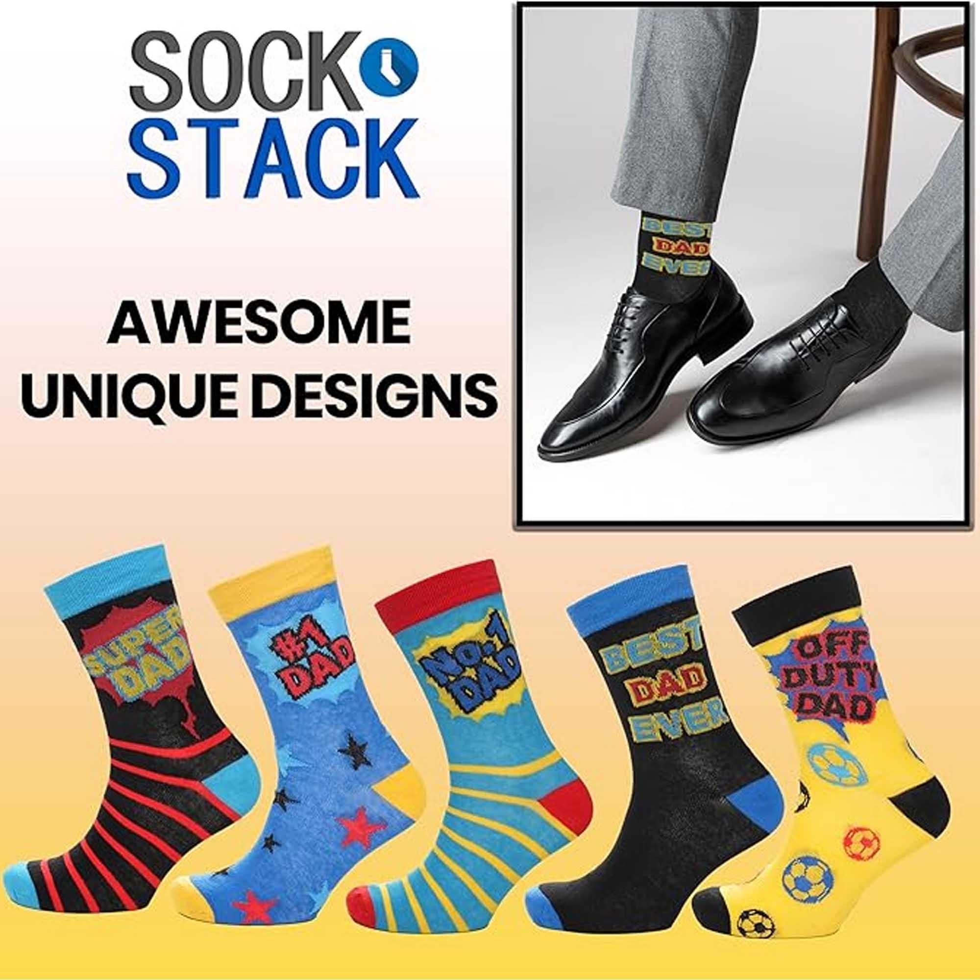 5-pack-mens-cotton-rich-novelty-dad-socks-colourful-breathable-fun-gift-for-fathers-day-birthdays-by-sock-stack-uk-6-11-design-1-socks-1177286795 - Bobobiy