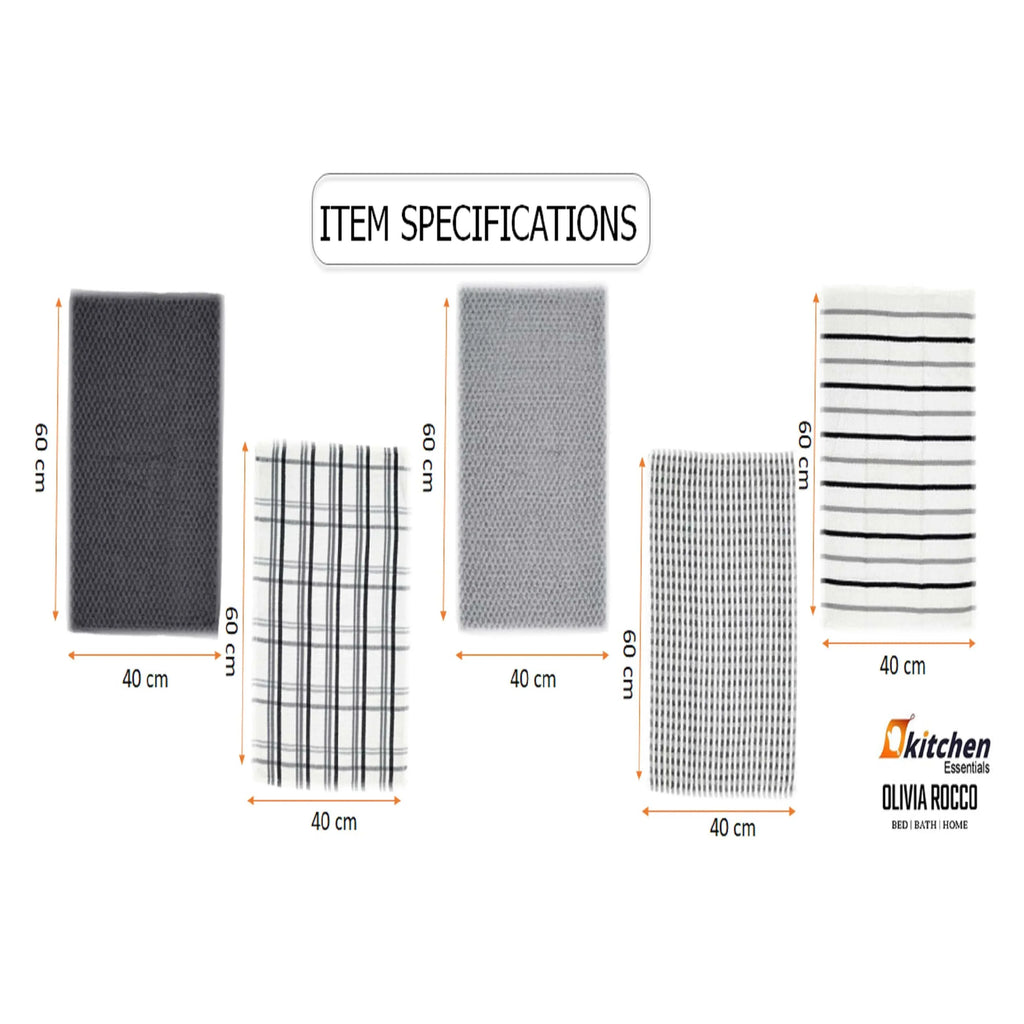 5-pack-super-absorbent-check-quick-drying-cotton-terry-kitchen-tea-towels-durable-versatile-dish-towels-for-home-and-professional-use-45cm-x-65cm-by-olivia-rocco-tea-towel-987418064 - Bobobiy