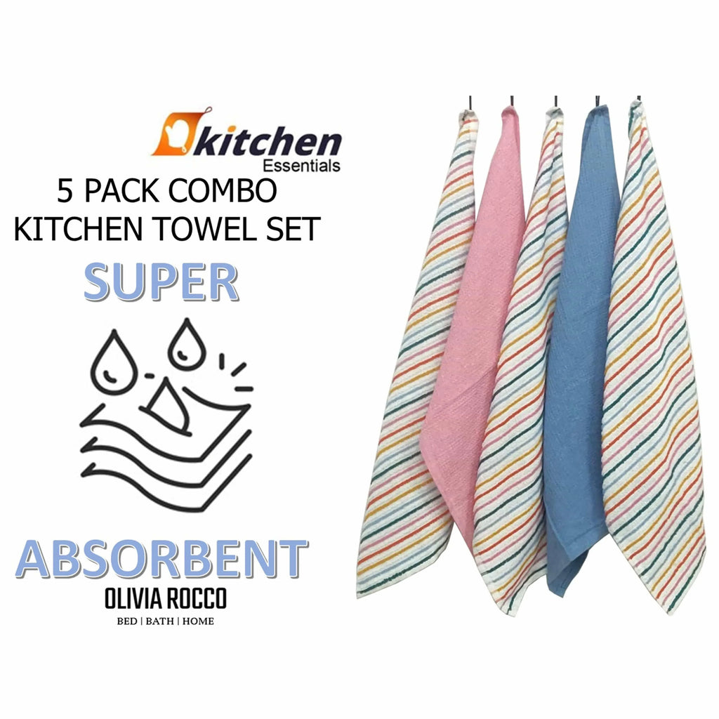 5-pack-super-absorbent-cotton-kitchen-tea-towels-striped-quick-drying-reusable-ribbed-waffle-45cm-x-65cm-by-olivia-rocco-tea-towel-1066665062 - Bobobiy